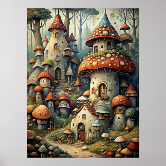 Mushroom House Poster ポスター (正面)