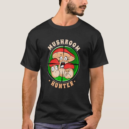 Mushroom Hunter Mushrooms Picker Fungi Tシャツ (正面)