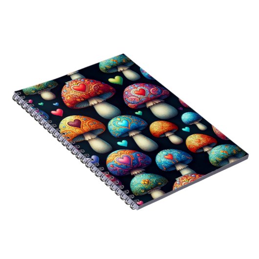 Mushroom Love ノートブック (右側)