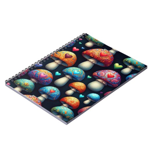 Mushroom Love ノートブック (左側)