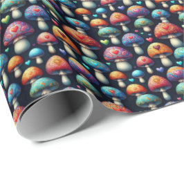 Mushroom Love ラッピングペーパー