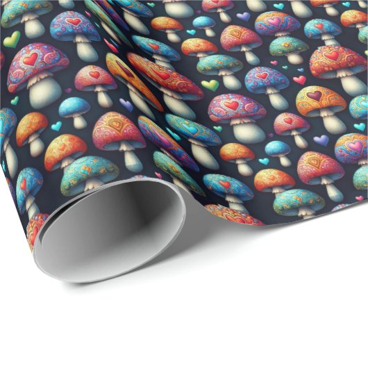Mushroom Love ラッピングペーパー (ロールコーナー)