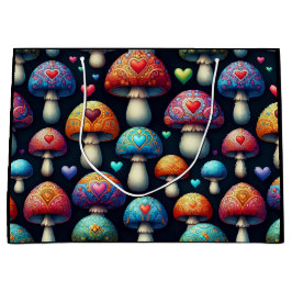 Mushroom Love ラージペーパーバッグ