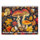 Mushroom Magic – A Fantasy Forest Calendar 2026 カレンダー (カバー)