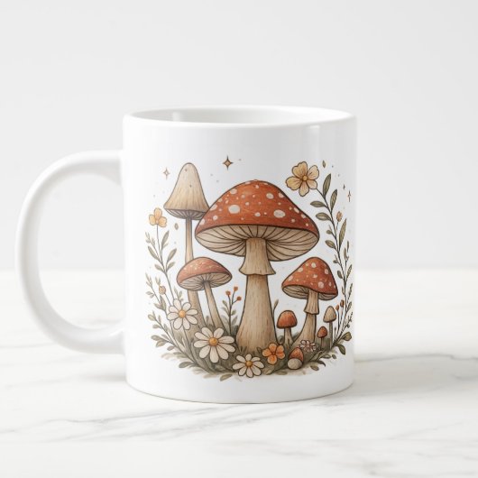 Mushroom Magic Mug ジャンボコーヒーマグカップ (左)