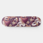 Mushroom Magic Purple Skateboard スケートボード (横)
