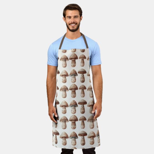 Mushroom Maker エプロン (着用した状態)