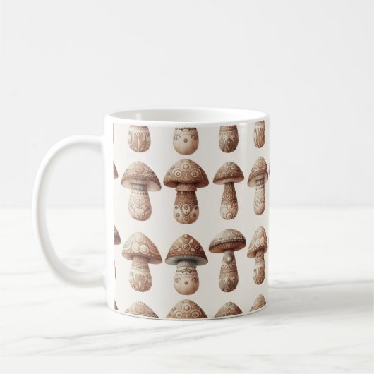 Mushroom Maker コーヒーマグカップ (左)