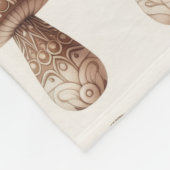 Mushroom Maker フリースブランケット (角)