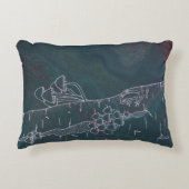 Mushroom Meet at Croaker's Post アクセントクッション (正面)