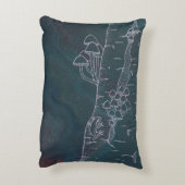 Mushroom Meet at Croaker's Post アクセントクッション (裏面(縦))