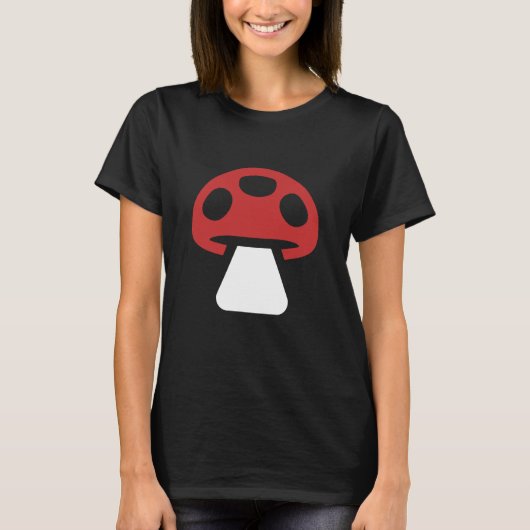 Mushroom Minimalist Tシャツ (正面)