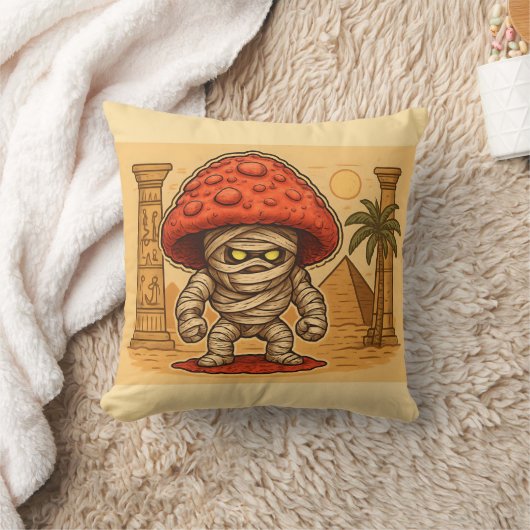 Mushroom Mummy of the Dune Tombs クッション (ブランケット)