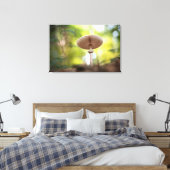 Mushroom Nature Photo キャンバスプリント (インサイチュ (寝室))