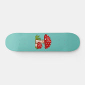 MUSHROOM POLKA DOT GIRLS SKATEBOARD DECK スケートボード (横)