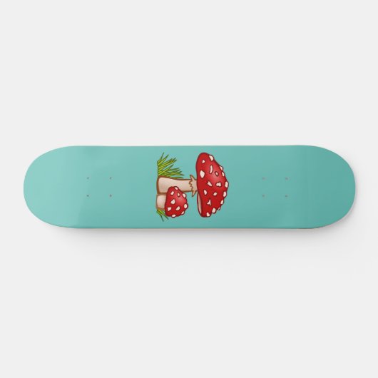 MUSHROOM POLKA DOT GIRLS SKATEBOARD DECK スケートボード (横)