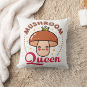 Mushroom Queen クッション (ブランケット)