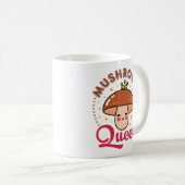 Mushroom Queen コーヒーマグカップ (正面右)