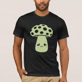 Mushroom Sad Unhappy Face Kawaii Disappointed Mela Tシャツ