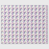 Mushroom Tarot Vibrant Psychedelic Esoteric ラッピングペーパー (フラット)