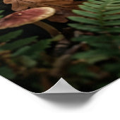 Mushroom Toad Forest Glow ポスター (角)