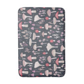 Mushroom Toadstool Fungi バスマット (正面縦)