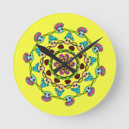 mushroom wall clock ラウンド壁時計