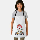 Mushroom with Bicycle.PNG エプロン (インサイチュ)
