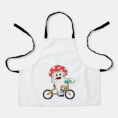Mushroom with Bicycle.PNG エプロン (正面)
