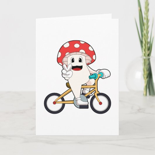 Mushroom with Bicycle.PNG カード (正面)