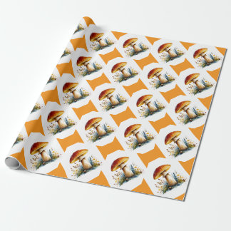 Mushroom Wrapping Paper ラッピングペーパー