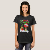 Mushroom   Xmas Decorations Santa Mushroom Christm Tシャツ (正面フル)