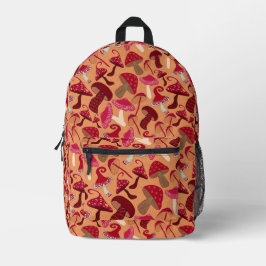 Mushrooms プリントバックパック