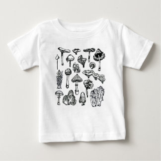 Mushrooms ベビーTシャツ