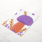 mushrooms 箔招待状 (回転した状態)