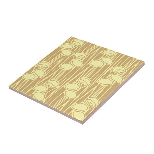 Mushrooms And Grass Pattern タイル (側面)