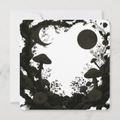 Mushrooms and Moons Teal Blue Fairycore Scrapbook シーズンカード (裏面)