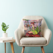 Mushrooms Fantasy Throw Pillow クッション (椅子)
