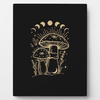 Mushrooms & Minimalism Cottage  Aesthetic Goblinco フォトプラーク