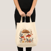 Mushrooms Shoulder Tote Bag トートバッグ (正面(商品))