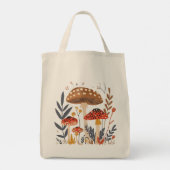 Mushrooms Shoulder Tote Bag トートバッグ (裏面)