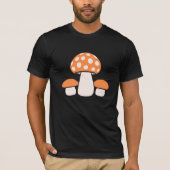 Mushrooms Three Group Spotted Family Fungi Nature  Tシャツ (正面)
