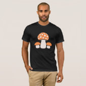 Mushrooms Three Group Spotted Family Fungi Nature  Tシャツ (正面フル)