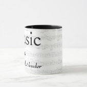 MUSICの辞書的定義 マグカップ (中央)
