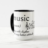 MUSICの辞書的定義 マグカップ (正面左)