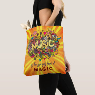 MUSICは魔法の最も強い型枠 トートバッグ