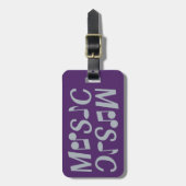 MUSICカスタムラゲッジタグ ラゲッジタグ (正面縦)