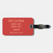 MUSICカスタムラゲッジタグ ラゲッジタグ (裏面横)