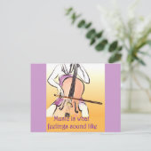 Music感覚のサウンド ポストカード (スタンド正面)