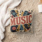 Music クッション (ブランケット)